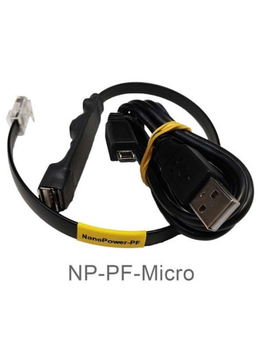 Câble de connexion & alimentation Nano par PowerFlarm (RJ45)