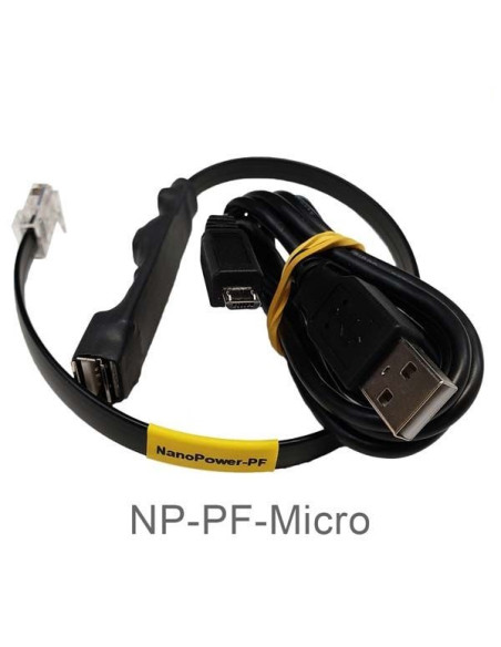 Câble de connexion & alimentation Nano par PowerFlarm (RJ45)