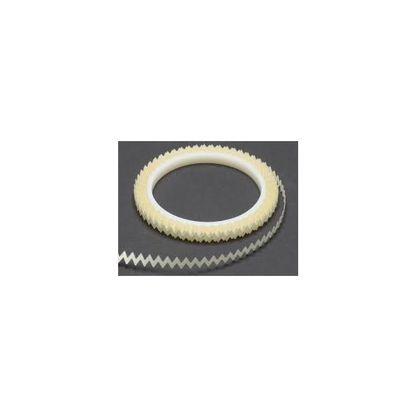 Turbulateur Tape 'ZIGZAG' 60° - Larg : 12mm - Ep.:0.4mm - Roll.14 M