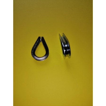 10 Cosses Coeurs en acier inoxidable